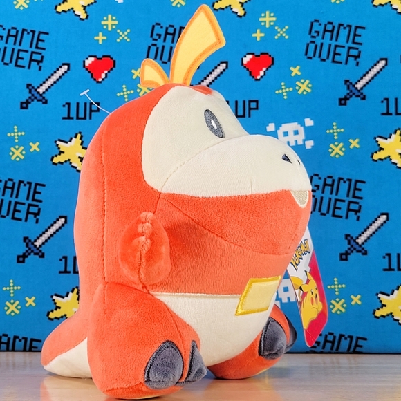 Jazwares Pokemon Fuecoco 8" UltraSoft Video Game Toy Plush NWT - Picture 2 of 9